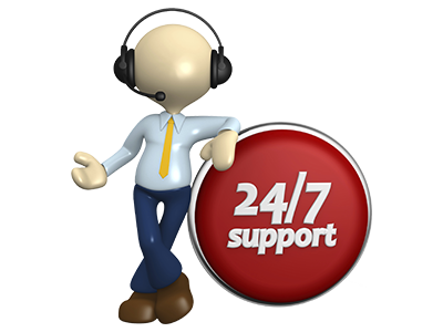 Service client 24h/24 et 7j/7